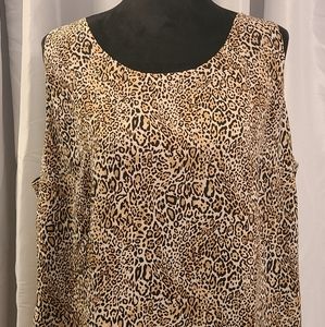 Animal print tank